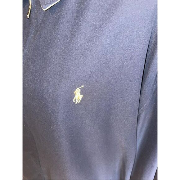 Polo by Ralph Lauren Mens Vintage Harington Jacket Full Zip Collared Navy Blue X - Picture 7 of 14